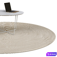 Circle rugs | No. 063 3D Model Vray, Corona