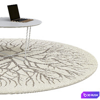 Circle rugs | No. 069 3D Model Vray, Corona