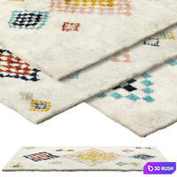 Balta Area Rug set 2 3D Model Vray