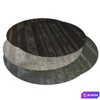 MINOTTI DIBBETS BARCODE round rug 3D Model Vray, Corona