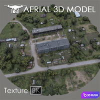 Industrial area 63 3D Model Vray