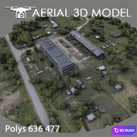 Industrial area 63 3D Model Vray