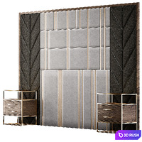 Headboard №18 3D Model Vray
