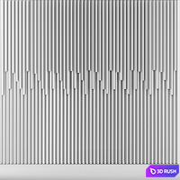 3d panel wall 3d panel wall slats 3D Model Corona