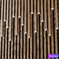 3d panel wall 3d panel wall slats 3D Model Corona