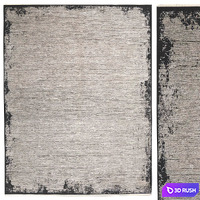 Carpet Calvin Klein Balian CK51 Gray / Black 3D Model Corona