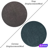 Round Carpets Set 281 3D Model Vray, Corona