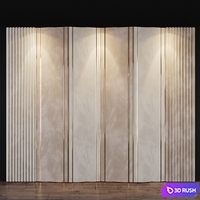 Headboard 24 3D Model Vray, Corona