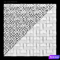 3D panel # 7 3D Model Vray, Corona