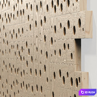 Panel wood board hole n1 / Panel from wooden boards with hole # 1 3D Model Vray