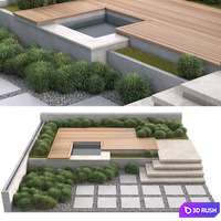 Green yard 3D Model Corona