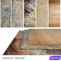 Carpets DOVLET HOUSE 5 pieces (part 759) 3D Model Vray, Corona