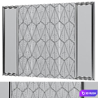 Headboard for interior №4 3D Model Vray