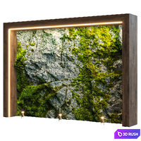 Natural stone wall8 3D Model Vray, Corona