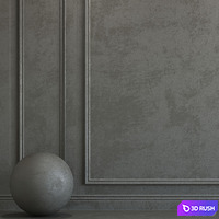 Decorative plaster with molding 187 3D Model Vray, Corona