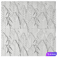 Panel feathers 3D Model Corona
