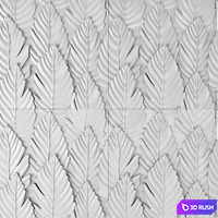 Panel feathers 3D Model Corona