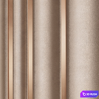 FIFTYFOURMS Corallum Wall Panels 3D Model Corona