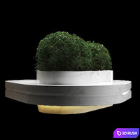 Bench511 3D Model Vray