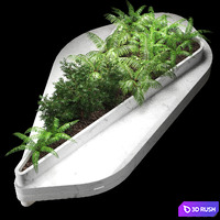 Bench511 type2 3D Model Vray