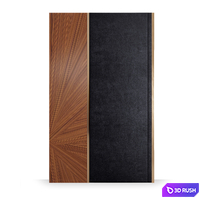 FIFTYFOURMS Smoke Wall Panels 3D Model Corona