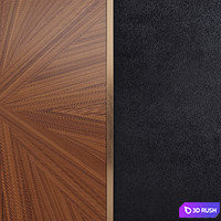 FIFTYFOURMS Smoke Wall Panels 3D Model Corona