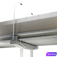 Overpass 3D Model Vray