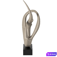 Thomas Gymnastic Figurine Modern Sculpture 3D Model Vray, Corona