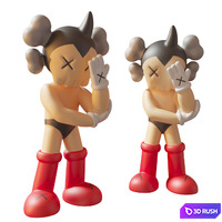 Astroboy KAWS 3D Model Corona