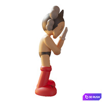 Astroboy KAWS 3D Model Corona