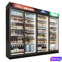 Beer fridge 3D Model Vray, Corona