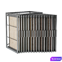 Booth 25.35 RT16 3D Model Vray