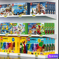 Lego Showcase 3D Model Vray, Corona