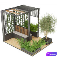 Collection plant vol 208 3D Model