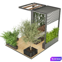 Collection plant vol 208 3D Model Corona