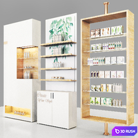 Pharmacy-Cosmetics 3D Model Vray, Corona
