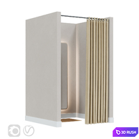 Dressing room 3D Model Vray, Corona