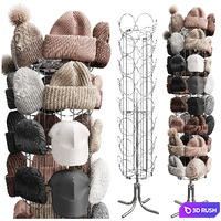 Set of hats and accessories 02 3D Model Corona