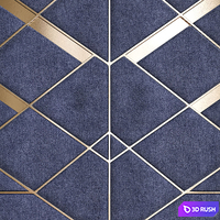 3D Wall Panel №3 3D Model Vray