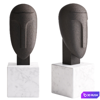 Arteriors / Isa Sculpture 3D Model Vray, Corona