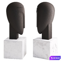 Arteriors / Isa Sculpture 3D Model Vray, Corona