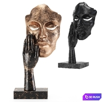 Decor People Sculpture SET38 3D Model Corona