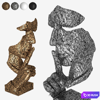 Decorative sculpture of the head 3D Model Corona