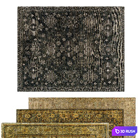 Square rug 3D Model Corona