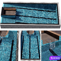 POOL NO33 3D Model Vray, Corona