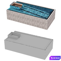POOL NO33 3D Model Vray, Corona