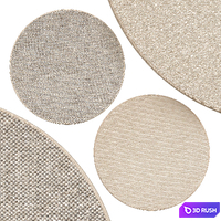 Circle rugs | No. 238 3D Model Vray, Corona