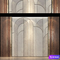 Wall Panel 77 3D Model Vray