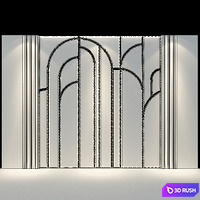 Wall Panel 77 3D Model Vray