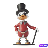 Donald Duck 3D Model Vray